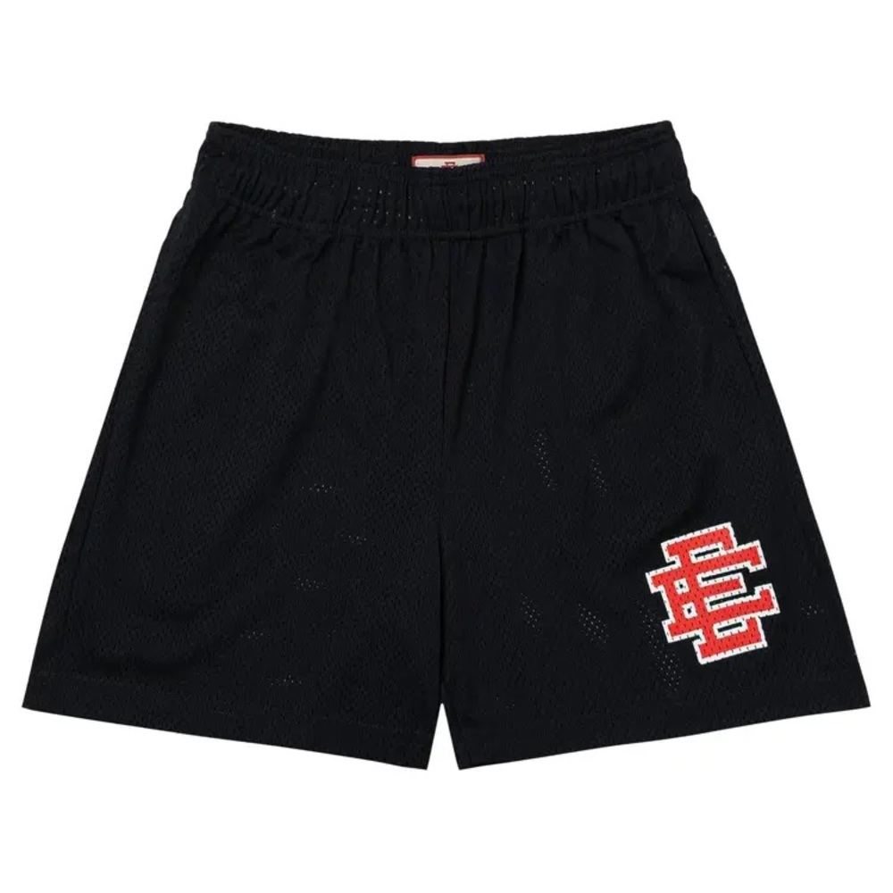 Eric Emanuel EE Basic Shorts 'Black/Red' Size Medium 100% Authentic